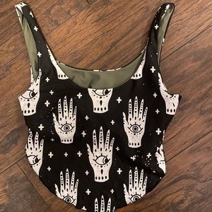 NKD buti Yoga Move x NKD hamsa tie crop